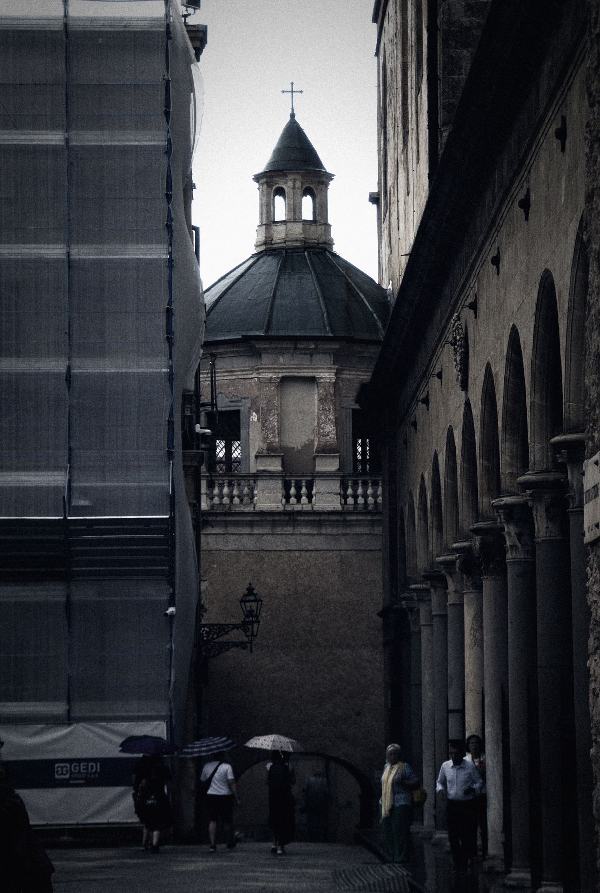 Church street, Erice, edited in imagic