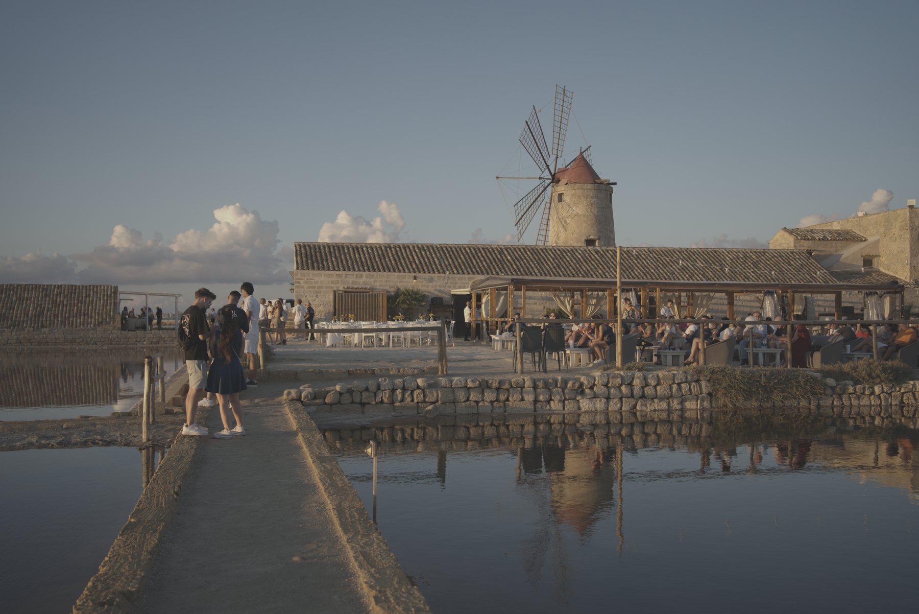 Windmill saltpans, golden hour, RAW render before editing in imagic