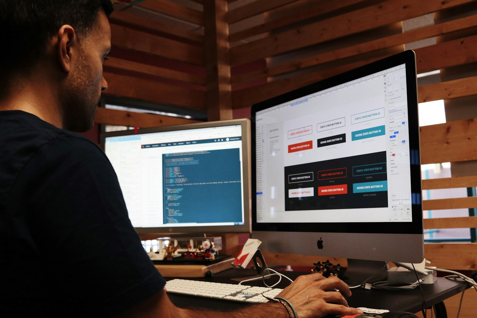 A photo editing and culling workspace with several images and storage drives laid out for a workflow review